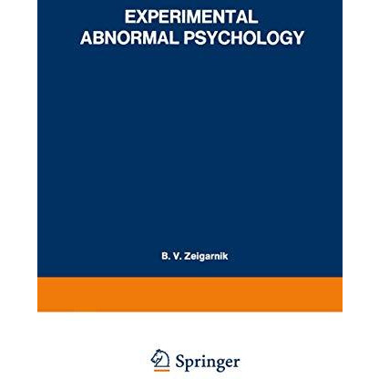 Experimental Abnormal Psychology [Paperback]