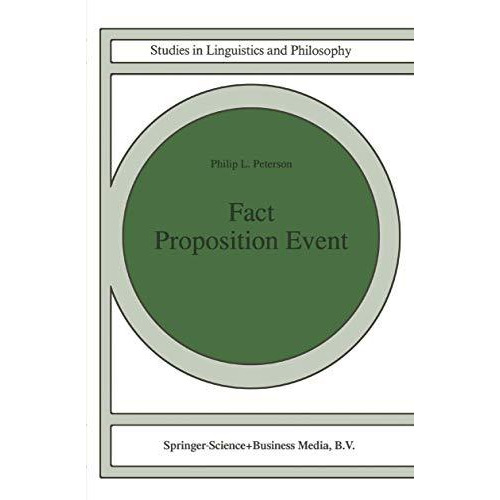 Fact Proposition Event [Paperback]