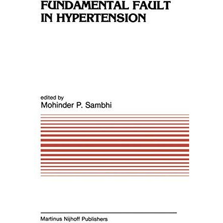 Fundamental Fault in Hypertension [Paperback]