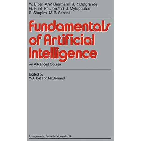 Fundamentals of Artificial Intelligence: An Advanced Course [Paperback]