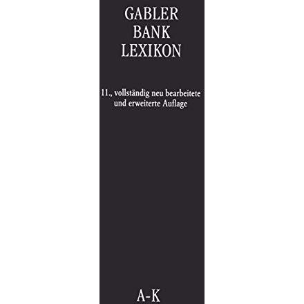 Gabler Bank Lexikon [Paperback]