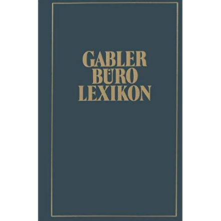 Gabler B?ro Lexikon [Paperback]