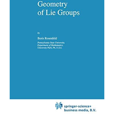 Geometry of Lie Groups [Paperback]