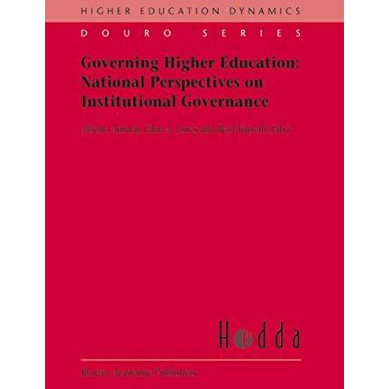 Governing Higher Education: National Perspectives on Institutional Governance [Hardcover]