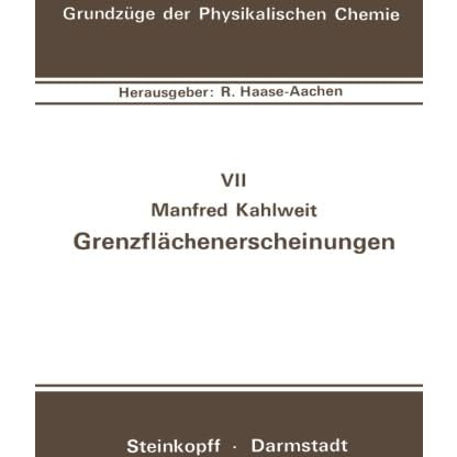 Grenzfl?chenerscheinungen [Paperback]