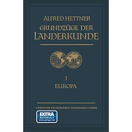 Grundz?ge der L?nderkunde [Paperback]