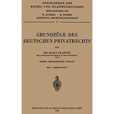 Grundz?ge des Deutschen Privatrechts [Paperback]