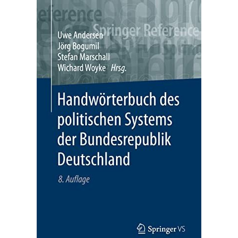 Handw?rterbuch des politischen Systems der?Bundesrepublik Deutschland [Hardcover]