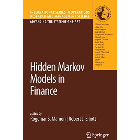 Hidden Markov Models in Finance [Hardcover]