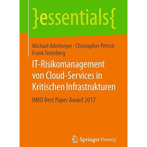 IT-Risikomanagement von Cloud-Services in Kritischen Infrastrukturen: HMD Best P [Paperback]