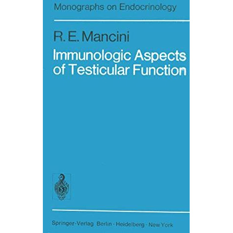 Immunologic Aspects of Testicular Function [Paperback]