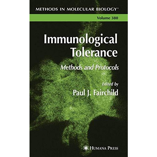 Immunological Tolerance: Methods and Protocols [Paperback]