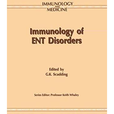 Immunology of ENT Disorders [Paperback]