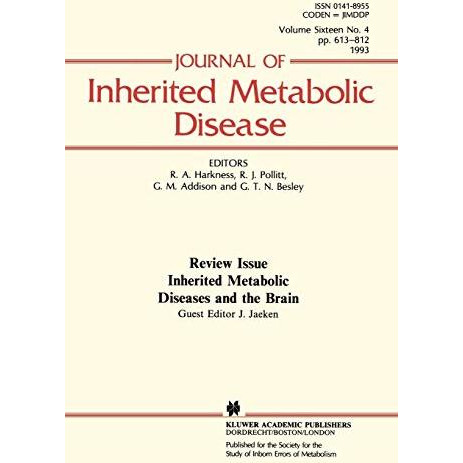 Inherited Metabolic Diseases and the Brain [Paperback]