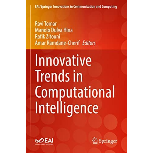 Innovative Trends in Computational Intelligence [Paperback]