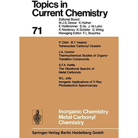 Inorganic Chemistry Metal Carbonyl Chemistry [Paperback]