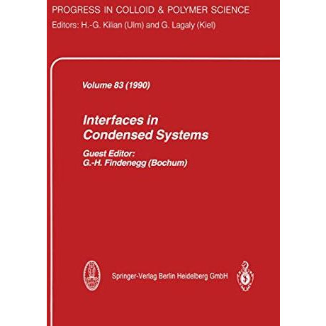 Interfaces in Condensed Systems [Paperback]