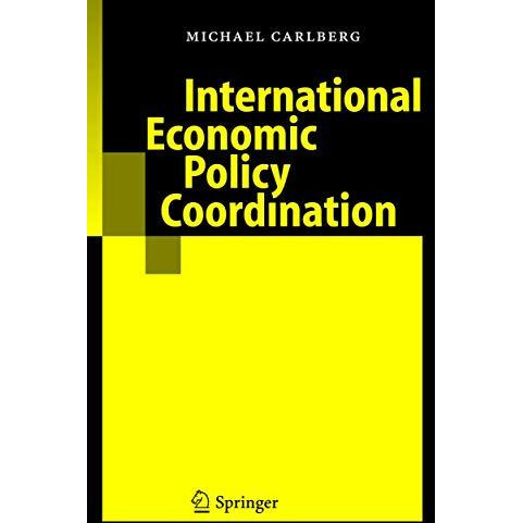 International Economic Policy Coordination [Hardcover]