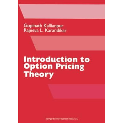 Introduction to Option Pricing Theory [Paperback]