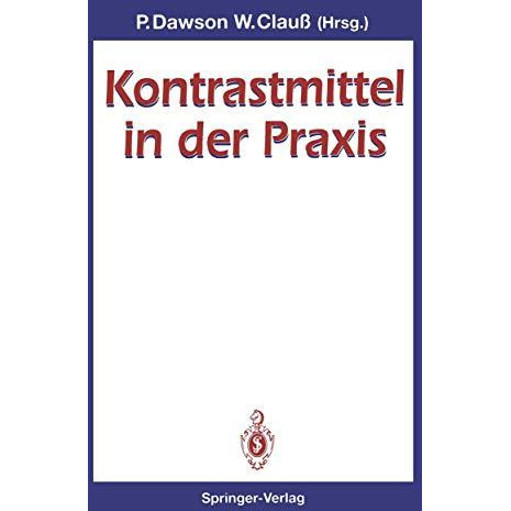 Kontrastmittel in der Praxis [Paperback]