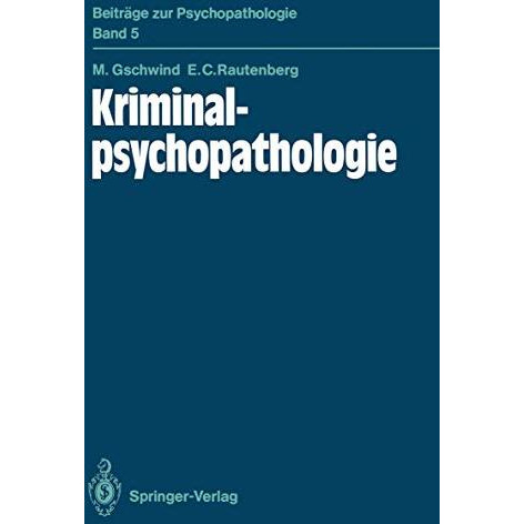 Kriminalpsychopathologie [Paperback]