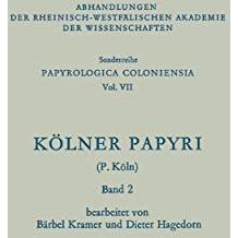 K?lner Papyri [Paperback]