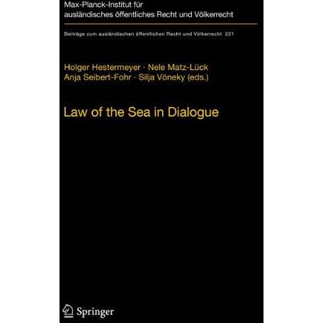 Law of the Sea in Dialogue [Hardcover]