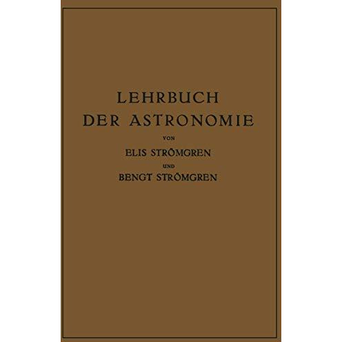 Lehrbuch der Astronomie [Paperback]