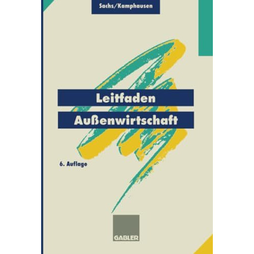 Leitfaden Au?enwirtschaft [Paperback]