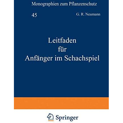 Leitfaden f?r Anf?nger im Schachspiel [Paperback]