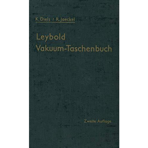 Leybold Vakuum-Taschenbuch [Paperback]