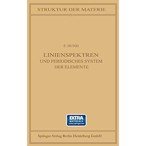 Linienspektren: Und Periodisches System der Elemente [Paperback]