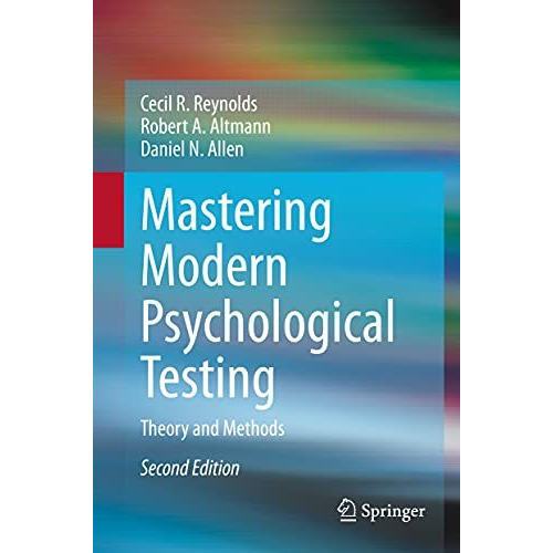 Mastering Modern Psychological Testing: Theory and Methods [Hardcover]