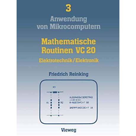 Mathematische Routinen VC 20: Elektrotechnik/Elektronik [Paperback]