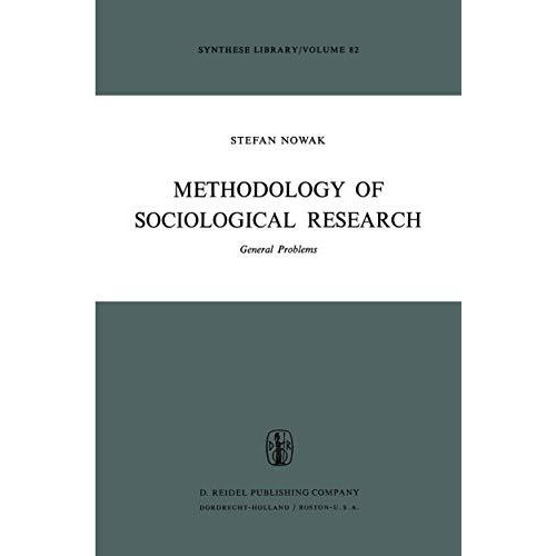 Methodology of Sociological Research: General Problems [Paperback]