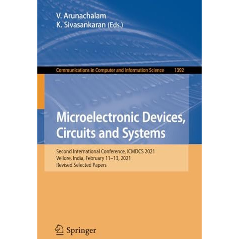 Microelectronic Devices, Circuits and Systems: Second International Conference,  [Paperback]