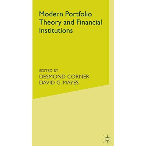 Modern Portfolio Theory and Financial Institutions [Hardcover]