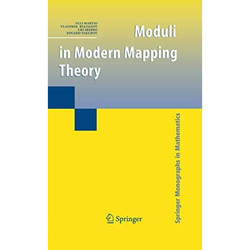 Moduli in Modern Mapping Theory [Hardcover]