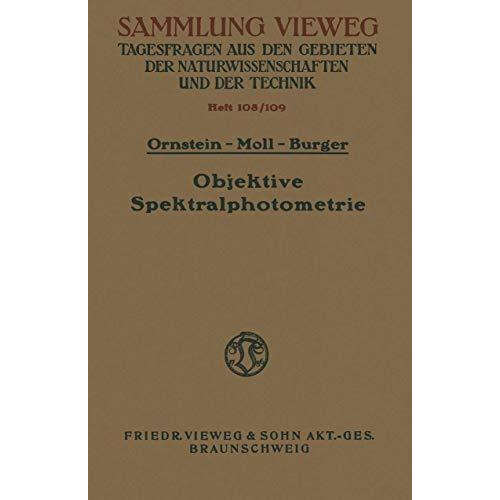 Objektive Spektralphotometrie [Paperback]