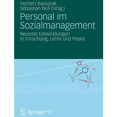 Personal im Sozialmanagement: Neueste Entwicklungen in Forschung, Lehre und Prax [Paperback]