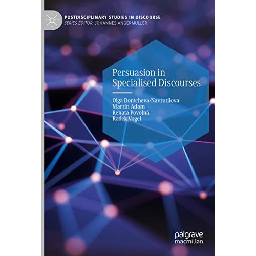 Persuasion in Specialised Discourses [Paperback]