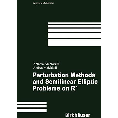 Perturbation Methods and Semilinear Elliptic Problems on R^n [Hardcover]