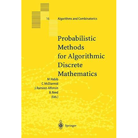 Probabilistic Methods for Algorithmic Discrete Mathematics [Paperback]