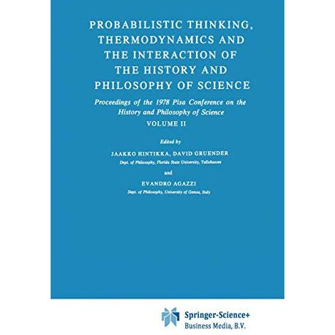 Probabilistic Thinking, Thermodynamics and the Interaction of the History and Ph [Hardcover]