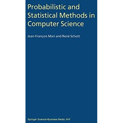 Probabilistic and Statistical Methods in Computer Science [Hardcover]