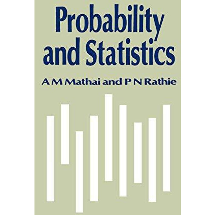 Probability and Statistics [Paperback]