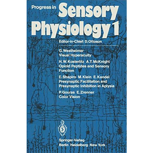 Progress in Sensory Physiology [Paperback]