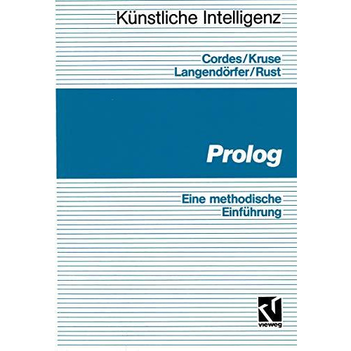 Prolog: Eine methodische Einf?hrung [Paperback]