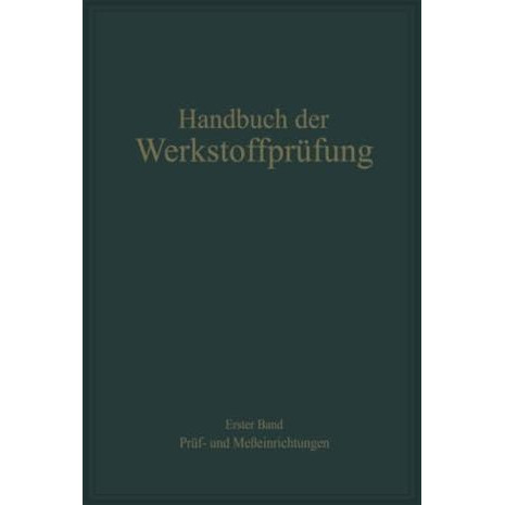 Pr?f- und Me?einrichtungen [Paperback]