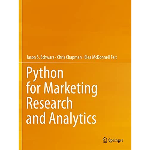 Python for Marketing Research and Analytics [Paperback]